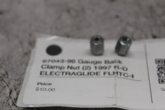 67043-96 Gauge Back Clamp Nut (2) 1997 H-D ELECTRAGLIDE FLHTC-I