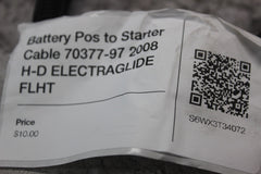 Battery Pos to Starter Cable 70377-97 2008 H-D ELECTRAGLIDE FLHT