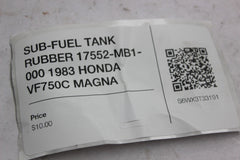 SUB-FUEL TANK RUBBER 17552-MB1-000 1983 HONDA VF750C MAGNA