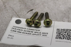 250000949 CANISTER HOLDER SCREW 3PCS 2023 CAN AM RYKER SPORT 900 ACE