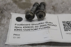 Footboard Shoulder Bolts 2pcs #50635-82 2005 ROAD KING CUSTOM FLHRSI