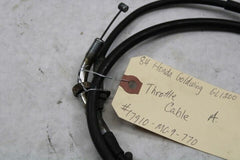 OEM Honda Motorcycle  Throttle Cable A 1984 Goldwing GL1200A 17910-MG9-770
