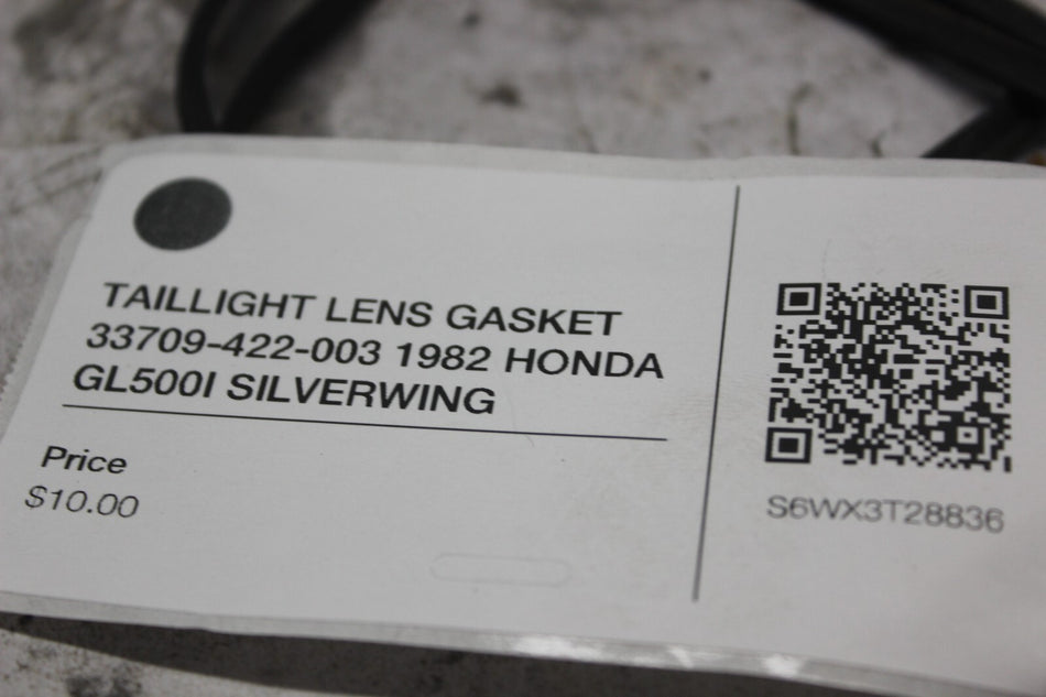 TAILLIGHT LENS GASKET 33709-422-003 1982 HONDA GL500I SILVERWING