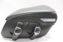 91138-09 LEATHER SADDLEBAG BASKET WEAVE RIGHT HARLEY DAVIDSON