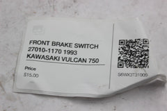 FRONT BRAKE SWITCH 27010-1170 1993 KAWASAKI VULCAN 750