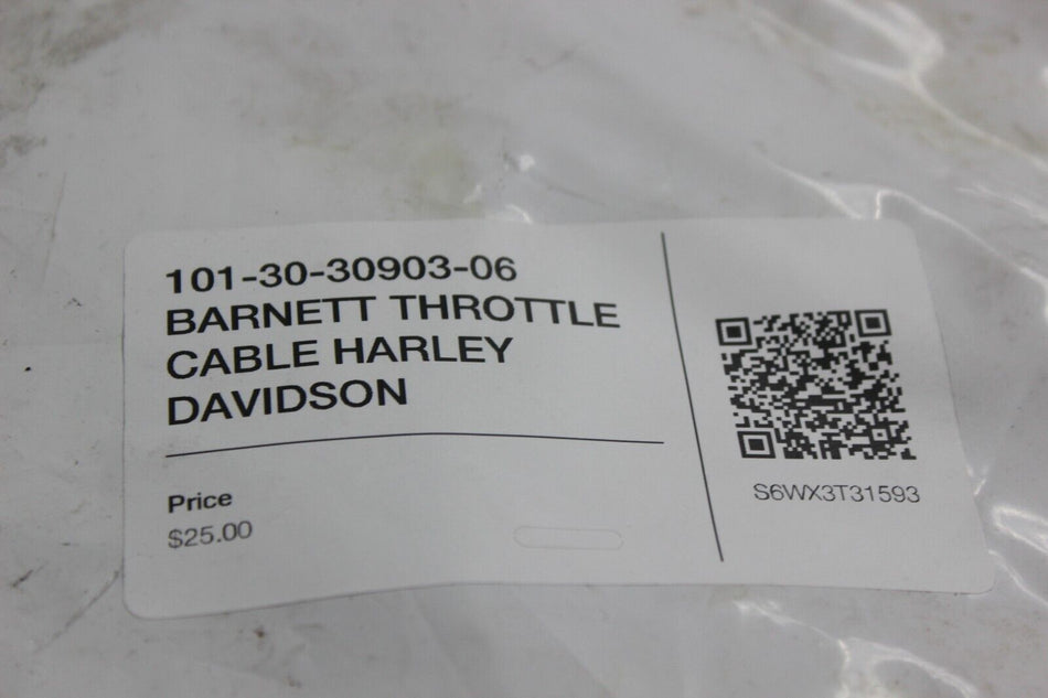 101-30-30903-06 BARNETT THROTTLE CABLE HARLEY DAVIDSON