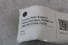 License Plate Support Harley Davidson 59986-75 1995 HD DYNA FXDS