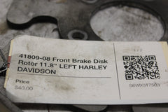 41809-08 Front Brake Disk Rotor 11.8" LEFT HARLEY DAVIDSON