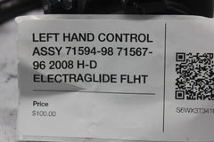 LEFT HAND CONTROL ASSY 71594-98 71567-96 2008 H-D ELECTRAGLIDE FLHT