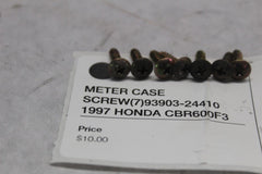 METER CASE SCREW (7) 93903-24410  1997 HONDA CBR600F3