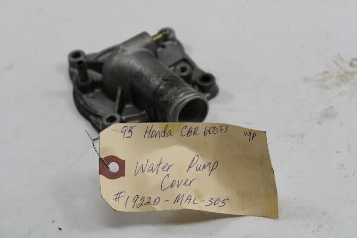 OEM Honda Motorcycle Water Pump Cover #19220-MAL-305 1995 CBR600F3 White