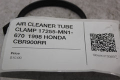 AIR CLEANER TUBE CLAMP 17255-MN1-670  1998 HONDA CBR900RR