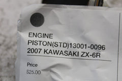 ENGINE PISTON (STD) 13001-0096 2007 KAWASAKI ZX-6R