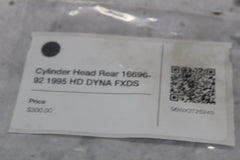 Cylinder Head Rear 16696-92 1995 HD DYNA FXDS