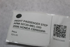 RIGHT PASSENGER STEP ARM 50720-MEL-D00 2006 HONDA CBR600RR