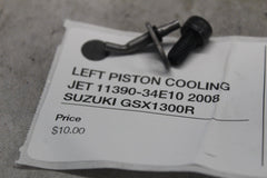 LEFT PISTON COOLING JET 11390-34E10 2008 SUZUKI GSX1300R