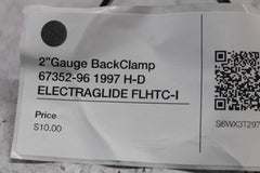 2” Gauge BackClamp 67352-96 1997 H-D ELECTRAGLIDE FLHTC-I