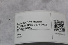 ECM CADDY MOUNT SCREW 2PCS 3634 2022 RG SPECIAL