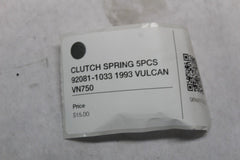 CLUTCH SPRING 5PCS 92081-1033 1993 VULCAN VN750