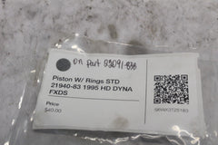 Piston W/ Rings STD 22091-83B 21940-83 1995 HD DYNA FXDS