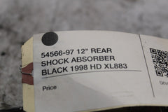 54566-97 12" REAR SHOCK ABSORBER BLACK 1998 HD XL883