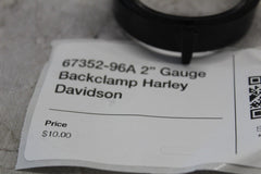 67352-96A 2” Gauge Backclamp Harley Davidson