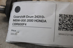 Gearshift Drum 24310-MBW-000 2000 HONDA CBR600F4