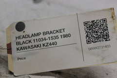 HEADLAMP BRACKET BLACK 11034-1535 1980 KAWASAKI KZ440
