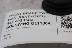 FRONT BRAKE TWO-WAY JOINT 45127-422-003 1982 GOLDWING GL1100A