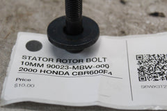 STATOR ROTOR BOLT 10MM 90023-MBW-000  2000 HONDA CBR600F4