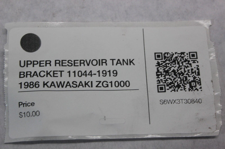 UPPER RESERVOIR TANK BRACKET 11044-1919 1986 KAWASAKI ZG1000