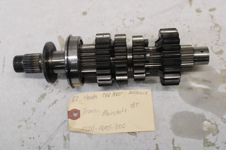 Trans Mainshaft 12T 23211-MM5-000 1987 Honda CBR1000F Hurricane