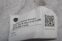 Internal Thread Screws 2pcs 16478-85 (3 3/16”) 1995 HD DYNA FXDS