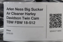 Arlen Ness Big Sucker Air Cleaner Harley Davidson Twin Cam TBW FBW 18-512