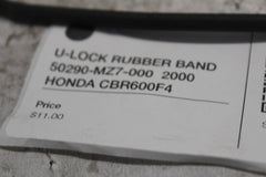 U-LOCK RUBBER BAND 50290-MZ7-000  2000 HONDA CBR600F4