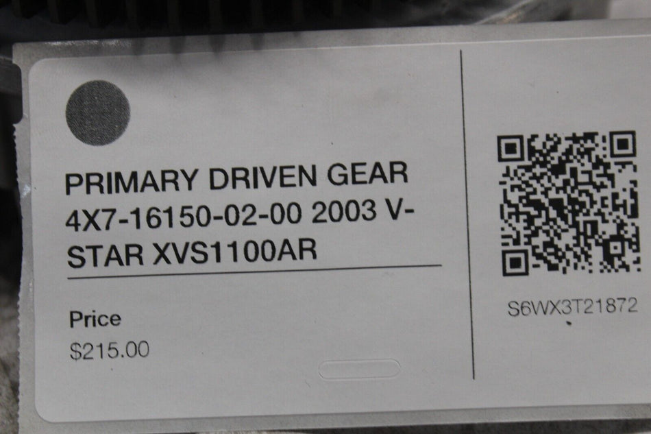 PRIMARY DRIVEN GEAR 4X7-16150-02-00 2001 XVS1100A VSTAR CLASSIC