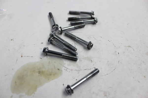 OIL PAN BOLT 10PCS 92151-1895 2002 KAWASAKI ZX-6