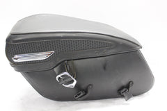 91139-09 LEATHER SADDLEBAG BASKET WEAVE LEFT HARLEY DAVIDSON