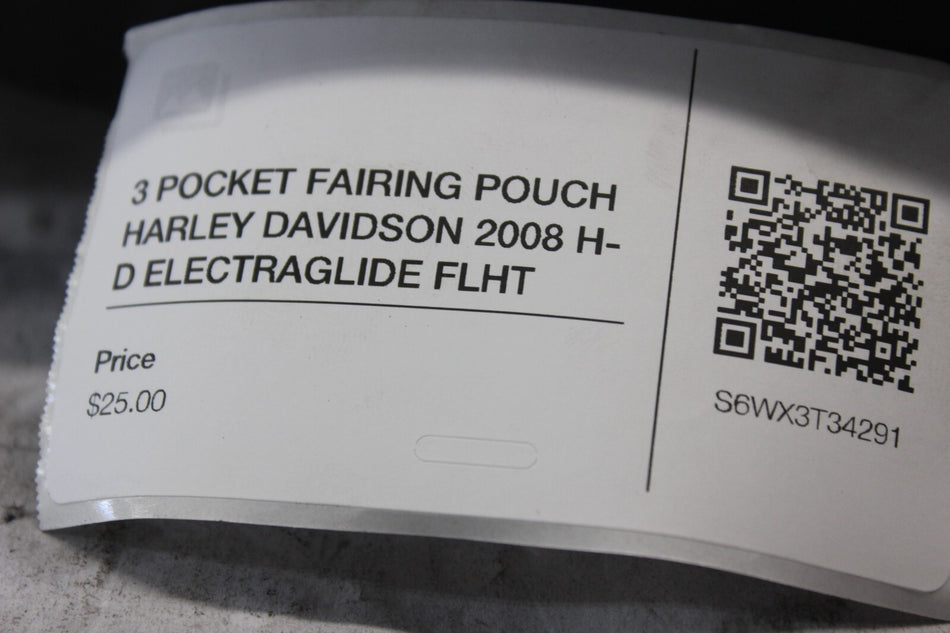 3 POCKET FAIRING POUCH HARLEY DAVIDSON 2008 H-D ELECTRAGLIDE FLHT