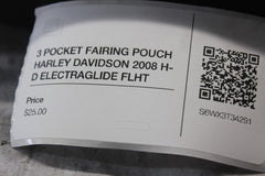 3 POCKET FAIRING POUCH HARLEY DAVIDSON 2008 H-D ELECTRAGLIDE FLHT