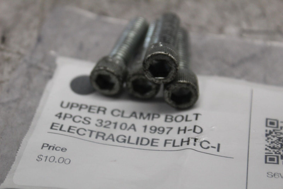 UPPER CLAMP BOLT 4PCS 3210A 1997 H-D ELECTRAGLIDE FLHTC-I