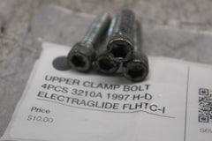 UPPER CLAMP BOLT 4PCS 3210A 1997 H-D ELECTRAGLIDE FLHTC-I