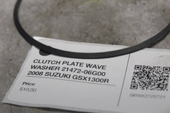 CLUTCH PLATE WAVE WASHER 21472-06G00 2008 SUZUKI GSX1300R