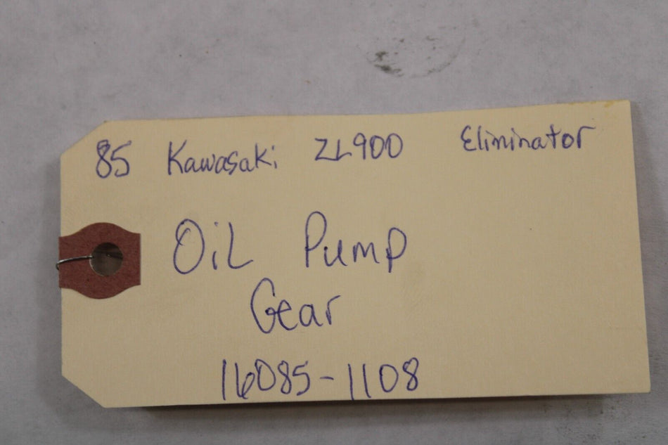 1985 Kawasaki Eliminator ZL900 Oil Pump Gear 16085-1108