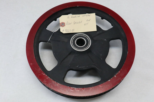 OEM Harley Davidson Rear Wheel Belt Sprocket 68T 2013 Roadglide Wht/Red 40217-09