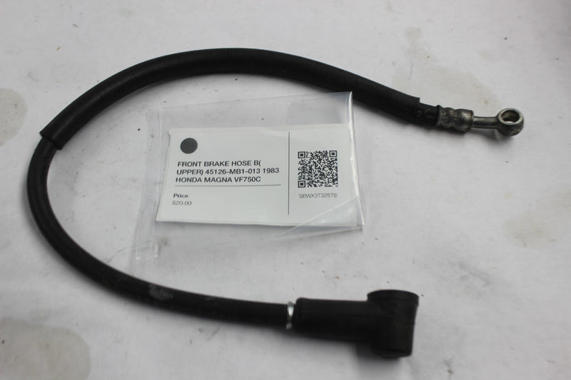 FRONT BRAKE HOSE B (UPPER) 45126-MB1-013 1983 HONDA MAGNA VF750C