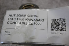 NUT 20MM 92015-1610 1986 KAWASAKI CONCOURS ZG1000