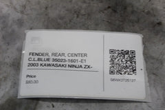 FENDER, REAR, CENTER C.L.BLUE 35023-1601-E1 2003 KAWASAKI NINJA ZX-6R
