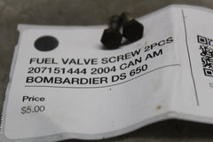 FUEL VALVE SCREW 2PCS 207151444 2004 CAN AM BOMBARDIER DS 650