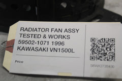 RADIATOR FAN ASSY TESTED & WORKS 59502-1071 1996 KAWASAKI VN1500L